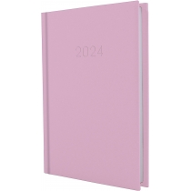 Щоденник датований 2024, SATIN, рожевий, А5
