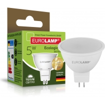 Лампа ЕКО EUROLAMP LED серія  SMD MR16 5W GU5.3 3000K