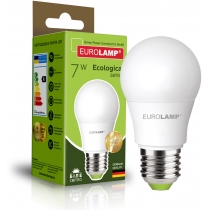 Лампа ЕКО EUROLAMP LED серія  А50 7W E27 4000K