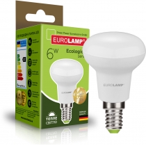 Лампа ЕКО EUROLAMP LED серія  R50 6W E14 3000K