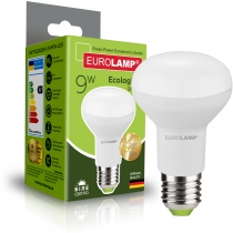 Лампа ЕКО EUROLAMP LED серія  R63 9W E27 4000K