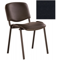 Крісло ISO-17 black, Штучна шкіра, чорний V-14