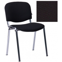 Крісло ISO-17 chrome, Тканина LUSSO, чорний LS-6
