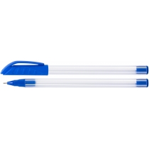 Ручка масляна ECONOMIX  FLY 0,7 мм корпус білий, пише синім
