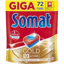 Таблетки для посудомийної машини Somat Голд 72 шт