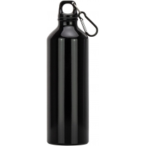Спортивна пляшка металева FITNESS Economix Promo, 500 мл, чорна