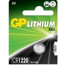 Батарейка GP Lithium дискова CR1220, відривний блістер