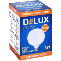 Лампа світлодіодна DELUX Globe G95 15w 4100K Е27 білий