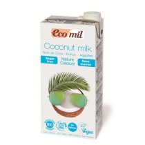 Органічне рослинне молоко Ecomil з кокосу з кальцієм, 1 л