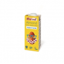 Органічне рослинне молоко Ecomil з мигдалю з сиропом агави і з ваніллю, 0,2л