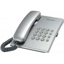 Телефон дротовий KX-TS2350UAS, сріблястий