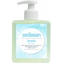 Органічне мило SODASAN Sensitiv рідке для чутливої та дитячої шкіри, 0,3 л