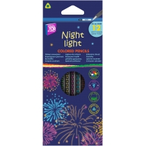 Олівці кольорові CFS "Night light", 12 кольорів, тригранні