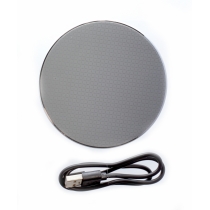 Безпровідний зарядний пристрій Optima 4112, 10 W output, колір срібний
