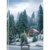Блокнот "Nature of Ukraine: зима", А4, тверда обкл., 96 арк., клітинка
