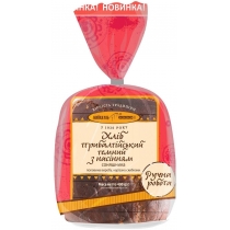 Хліб Київхліб Прибалтійський темн з насінням наріз, 400г