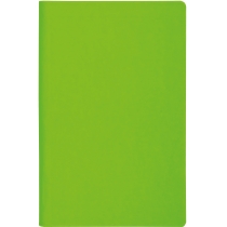 Діловий записник, VIVELLA neon, А5; блок - білий, нелінований, тверда обкладинка, салатовий
