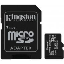 Картка пам'ятi microSD 32Gb Kingston, кл.10 + SD адаптер