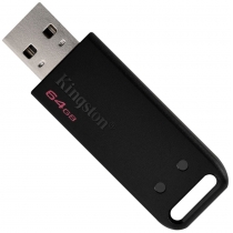 Флеш-пам'ять 64Gb KINGSTON USB 2.0, чорний