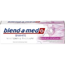 Зубна Паста Blend-a-med 3D White Whitening Therapy 75 мл, Отбеливающая Бережна Чистка
