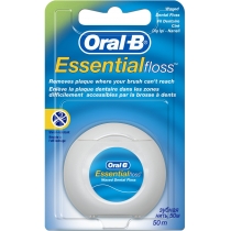 Зубна нитка Oral-B Essential floss Waxed м'ятна, 50м