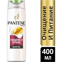 Шампунь для волосся Pantene Pro-V Злиття з природою Очищення і живлення 400 мл