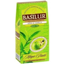 Чай зелений Basilur яблуко-ваніль 100г