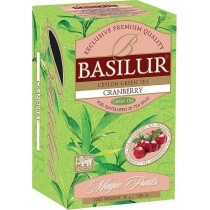 Чай зелений Basilur з журавлиною 20 шт х 1,5г