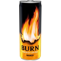 Напій енергетичний Burn Манго 0,25л жерстяна ж/б