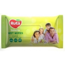 Серветки вологі Ruta Selecta 60 шт для всієї родини