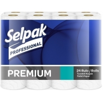 Папір туалетний 3 шари Selpak Pro Premium 18,6 м 24 шт целюлозний