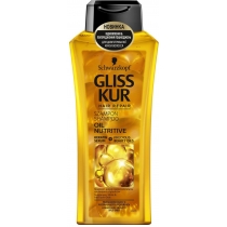 Шампунь Gliss Kur Oil Nutritive для сухого, пошкодженого волосся схильного до посічених кінчиків 400