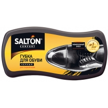 Губка хвиля для взуття із гладкої шкіри SALTON чорна