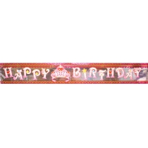 Гірлянда-банер Princess "Happy Birthday" 12,5х360 см