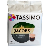 Кава мелена в капсулах JACOBS Tassimo Espresso Classico 118,4 г