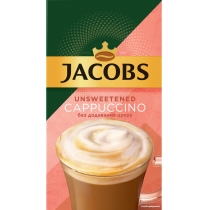 Кавовий напій JACOBS 3в1 Cappuccino Unsweetened без цукру 10 шт х 14 г