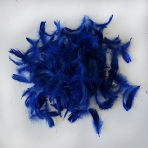 Наповнювач декоративний "Пір'я" синє, 10 гр