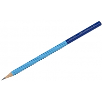 Олівець чорнографітний  GRIP 2001 В TWO TONE св.синій-синій