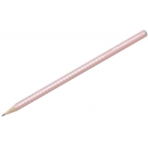 Олівець чорнографітний GRIP SPARKLE св.рожевий тригранний