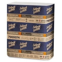 Рушники паперові целюлозний Selpak Professional Premium Z-складання, 2-х шаровий, 200 листів в упако