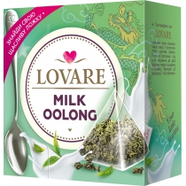Чай улун листовий з ароматом молока пірамідки Lovare Milk oolong 15шт х 2г