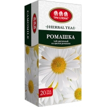 Чай чорний з ароматом ромашки пакетований ТРИ СЛОНА Ромашка 20шт х 1,3г