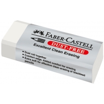 Гумка  Faber-Castell Dust-Free вініловий білий