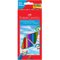 Набір олівців кольорових Faber-Castell 12 кольорів тригранні