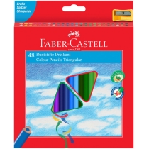 Олівці кольорові Faber-Castell 48 кольорів тригранні