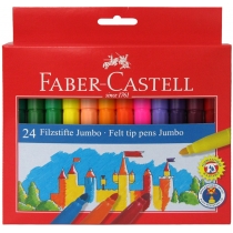 Фломастери Faber-Castell Felt tip JUMBO 24 кольору