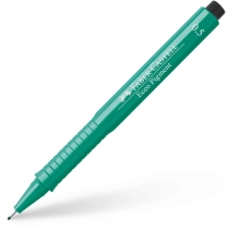 Ручка капілярна для графічних робіт Faber-Castell Ecco Pigment, діаметр 0,5 мм, колір зелений
