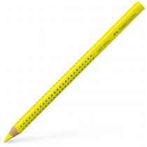 Маркер-олівець текстовиділювач Faber-Castell Jumbo Grip Neon жовтий, сухий тригранний