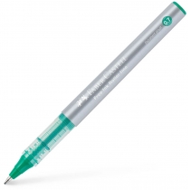 Ручка-роллер Faber-Castell Free Ink цвет чернил зеленый, 0,7 мм, одноразовая