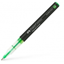 Ручка-роллер Faber-Castell Free Ink колір чорнила світло-зелений, 1,5 мм, одноразова